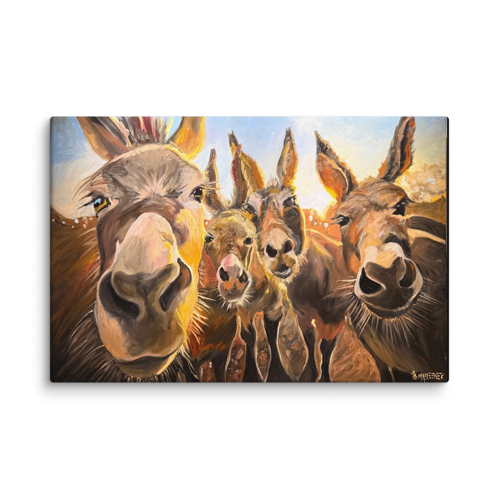 Four Mules - Giclee Canvas product image (7)