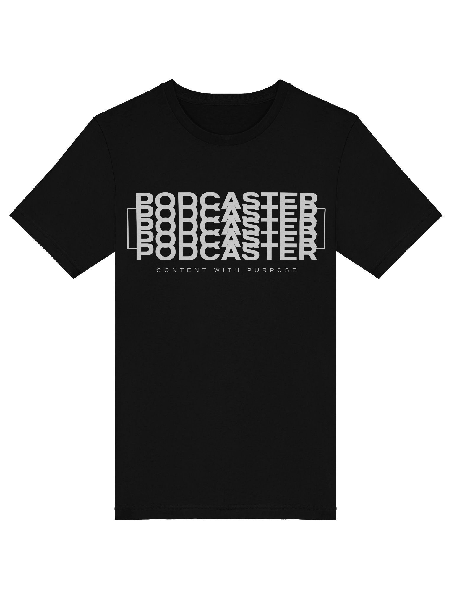 Podcaster shirt- Content with Purpose product image (34)
