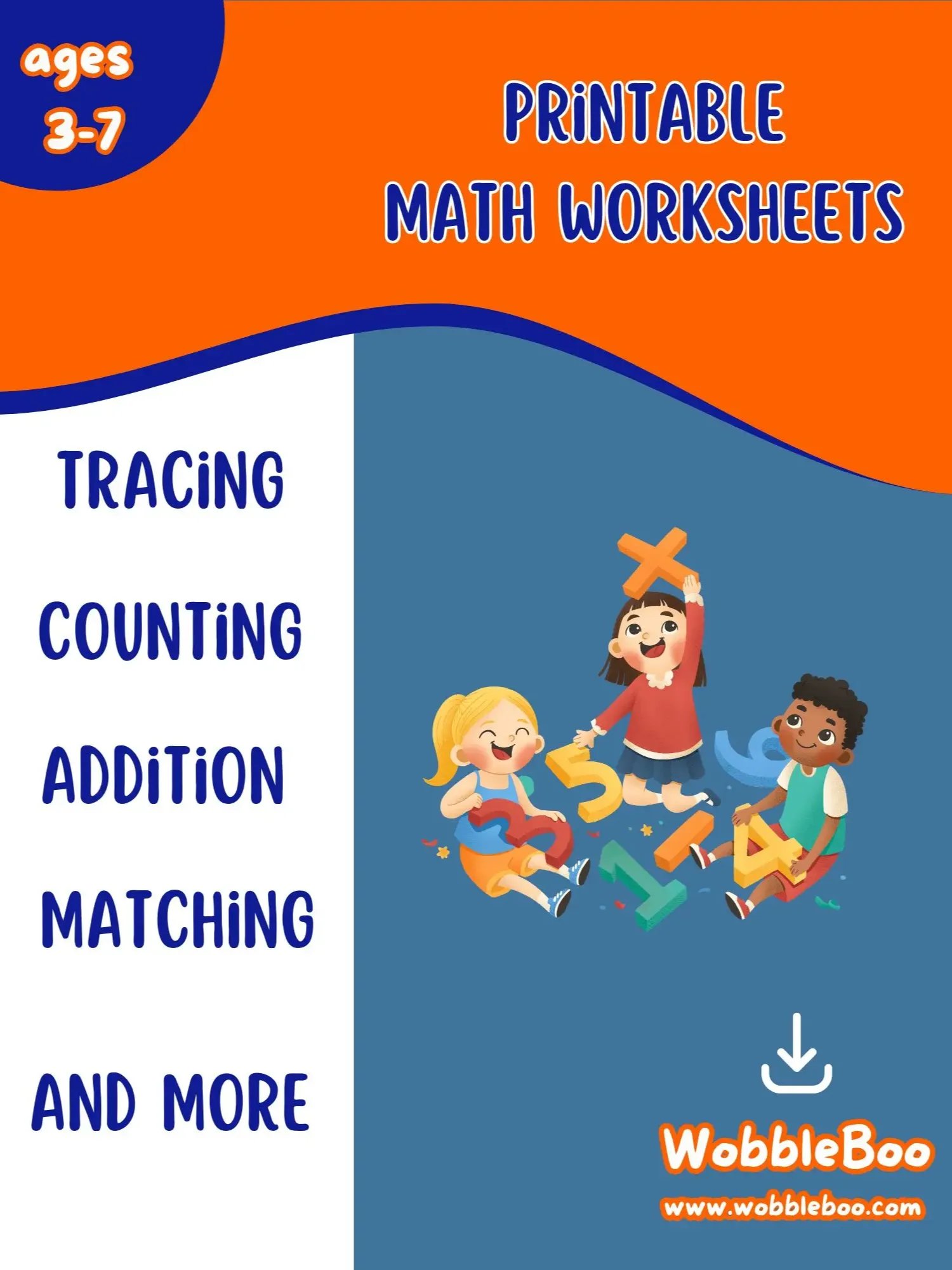 Printable Math Worksheets product image (1)