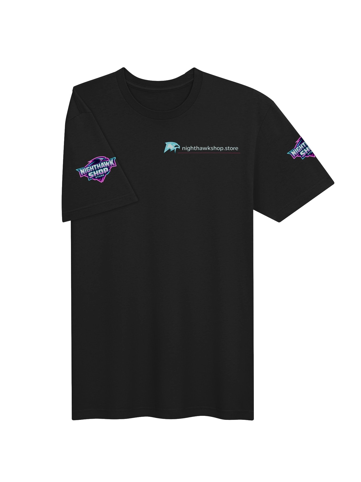 Glowing Night-Hawk Logo T-Shirt product image (3)