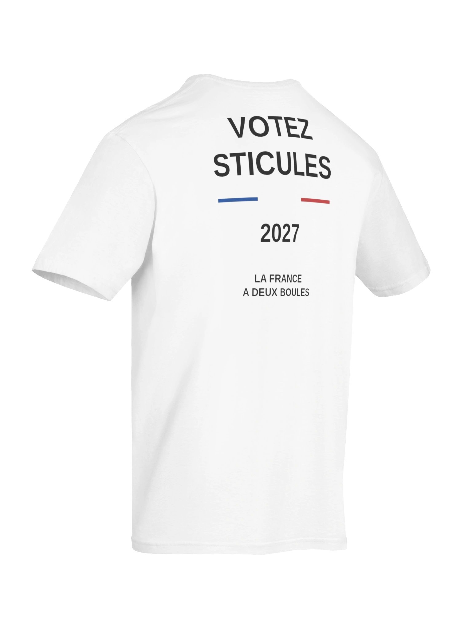 T-shirt "Votez sticules 2027" Imprimé arrière product image (8)