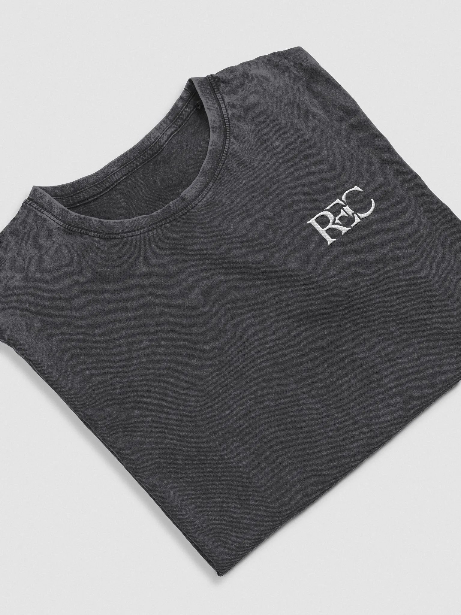 Monochrome embroidered REC T-Shirt product image (3)