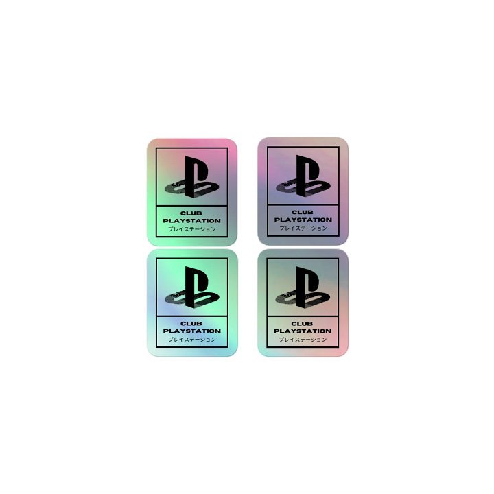 Club PlayStation Holo Sticker Set product image (1)