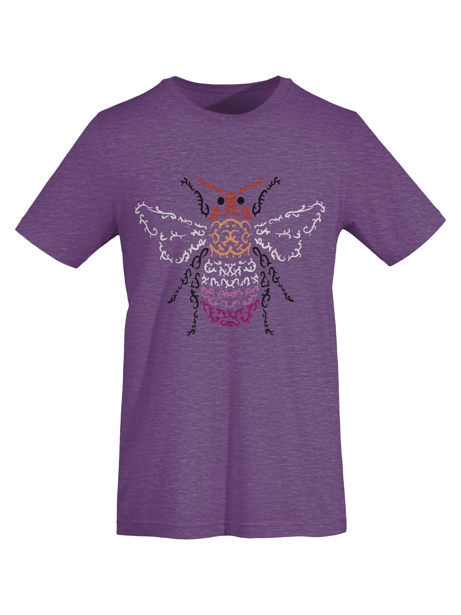 Lesbian Stripes Bumblebee Graphic Tee product image (19)