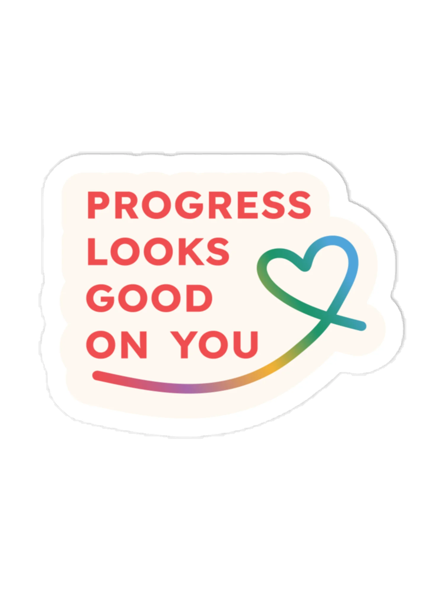 Progress Looks Good on You Vinyl Decal product image (2)