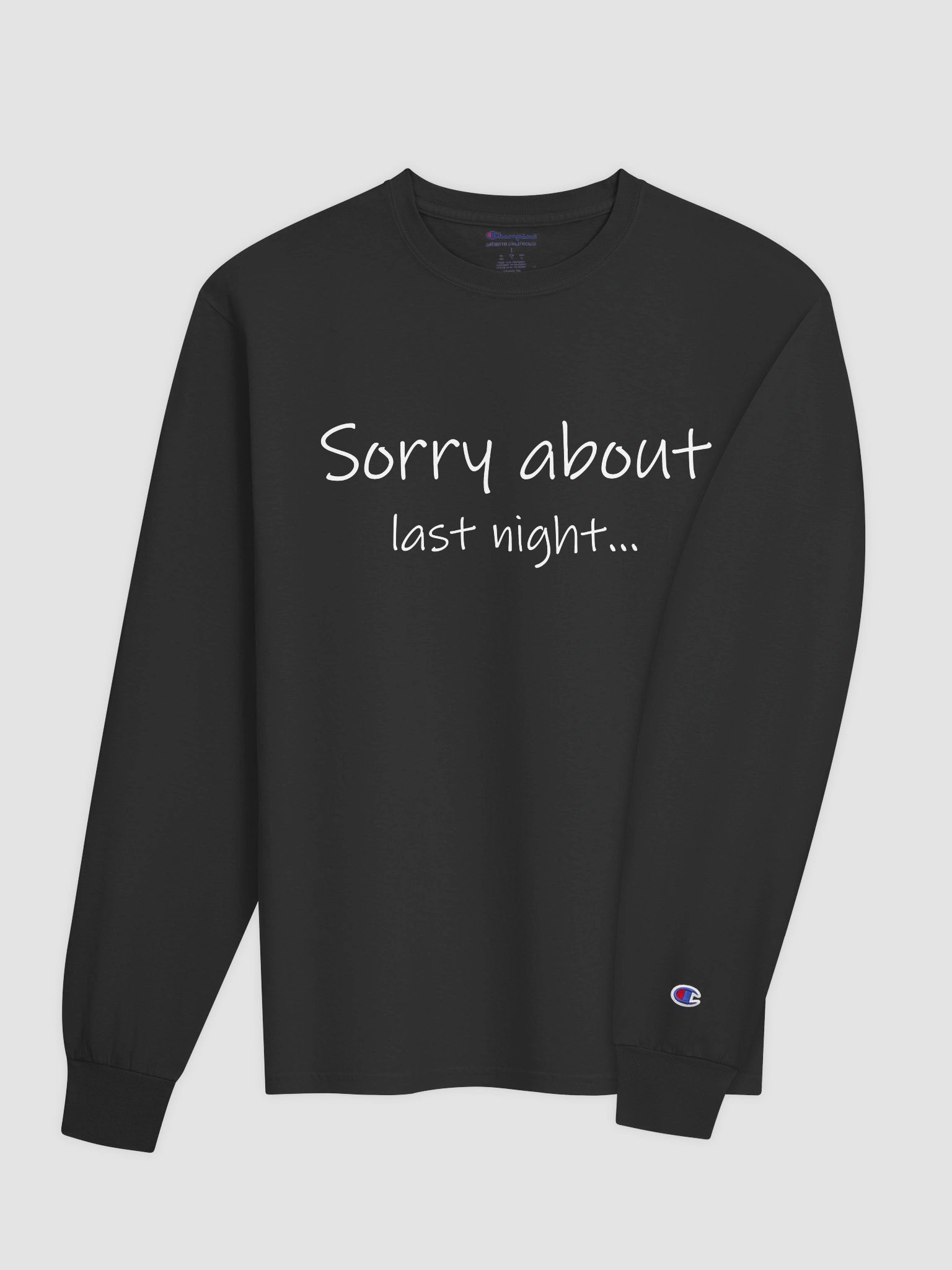 Sorry About Last Night Long Sleeve product image (4)