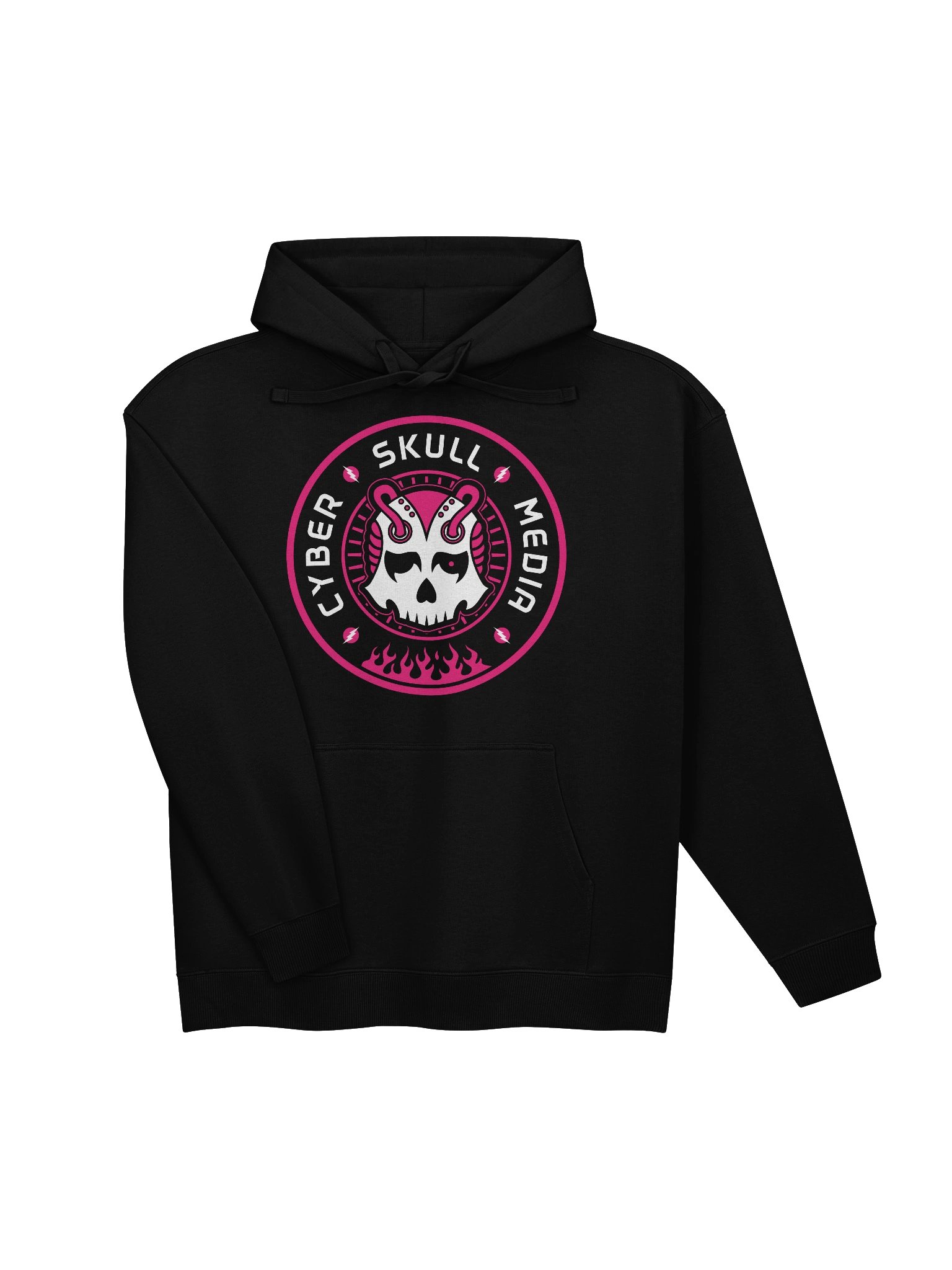 Cyber Skull Media Logo Hoodie | Pink (Premium) product image (3)
