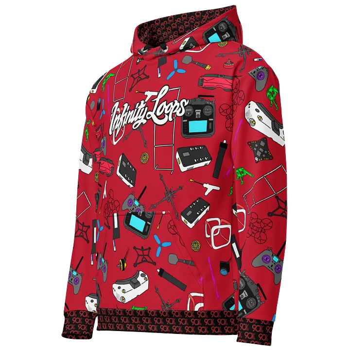 Red Micro FPV Hoodie product image (2)