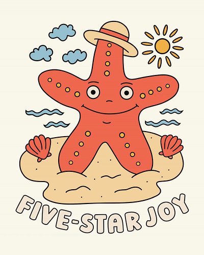 Share with someone who may appreciate this joyful reminder 😊
The Starfishy never settles for anything less than a five-star e...