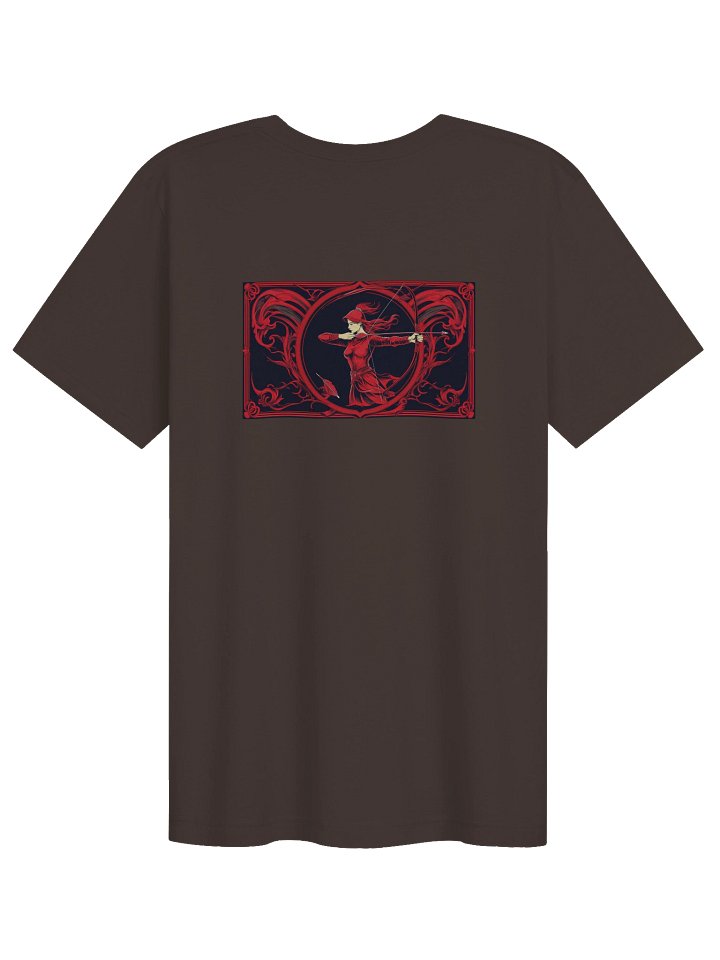 Sagittarius - Gothic Zodiac, Red Graphic on the back T-Shirt. product image (2)