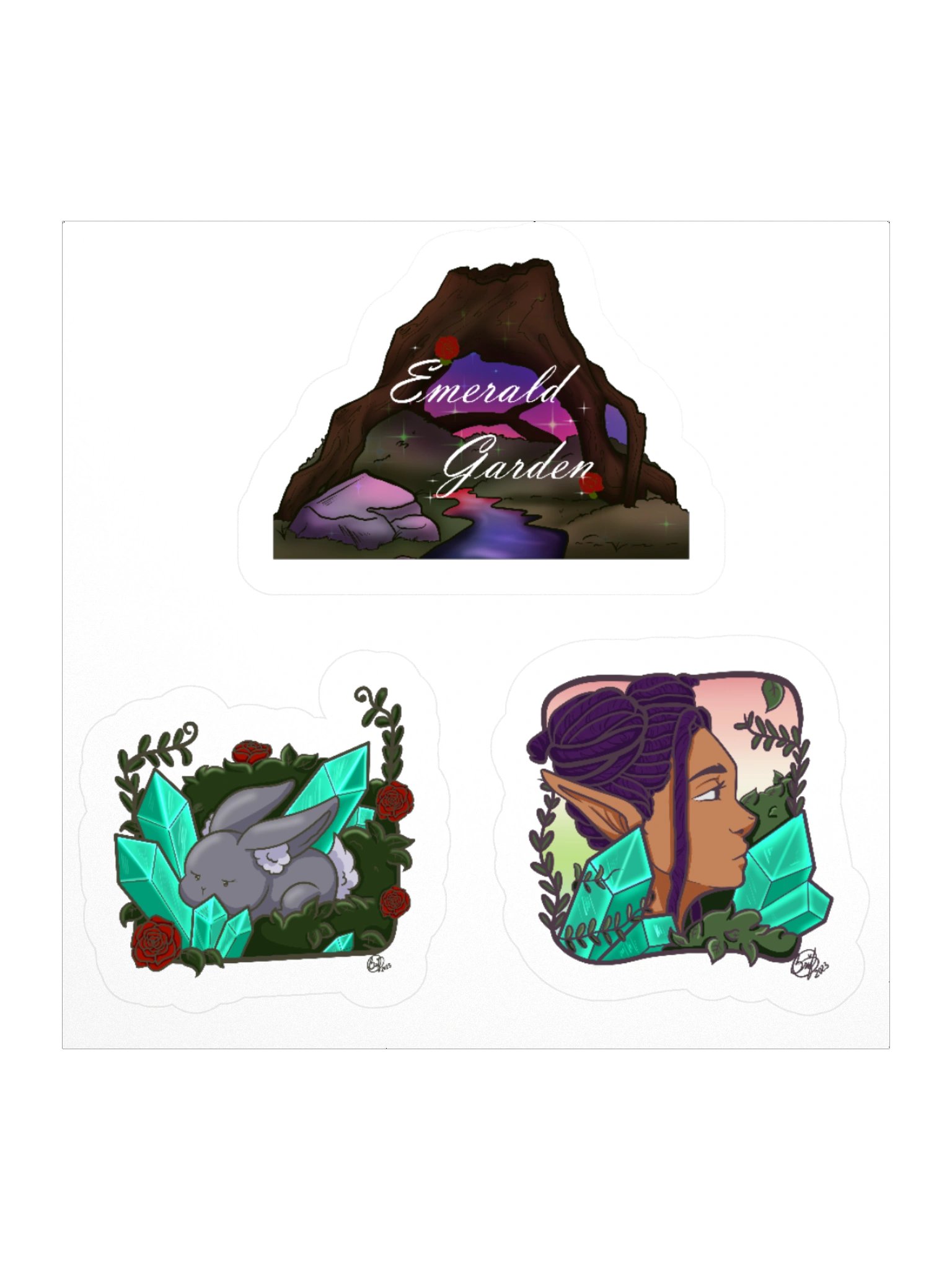 Emerald Garden stickers product image (1)