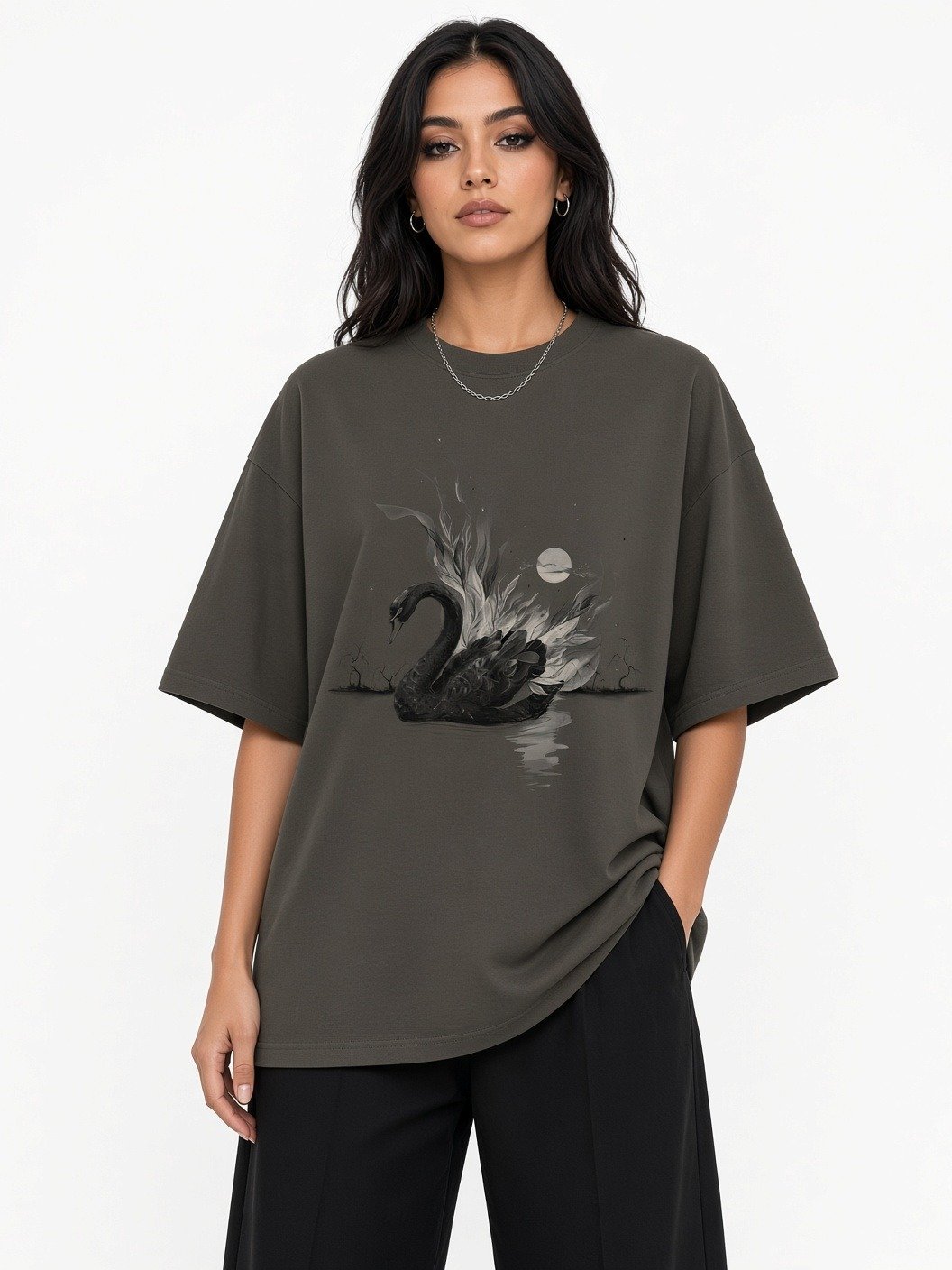 Ash Swan Heavyweight Box Tee product image (1)