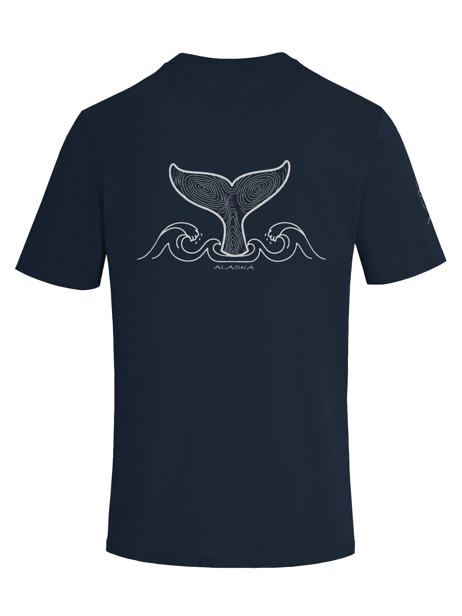 DELUXE "WHALE TAIL" ORGANIC COTTON TEE product image (35)