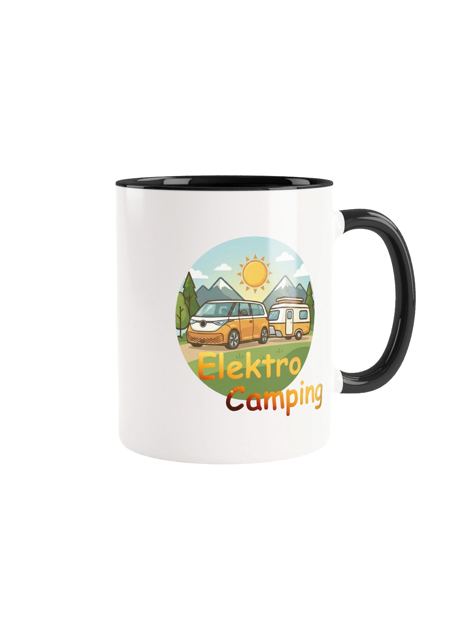 Ceramic Mug with Color Inside Elektro Camping product image (14)