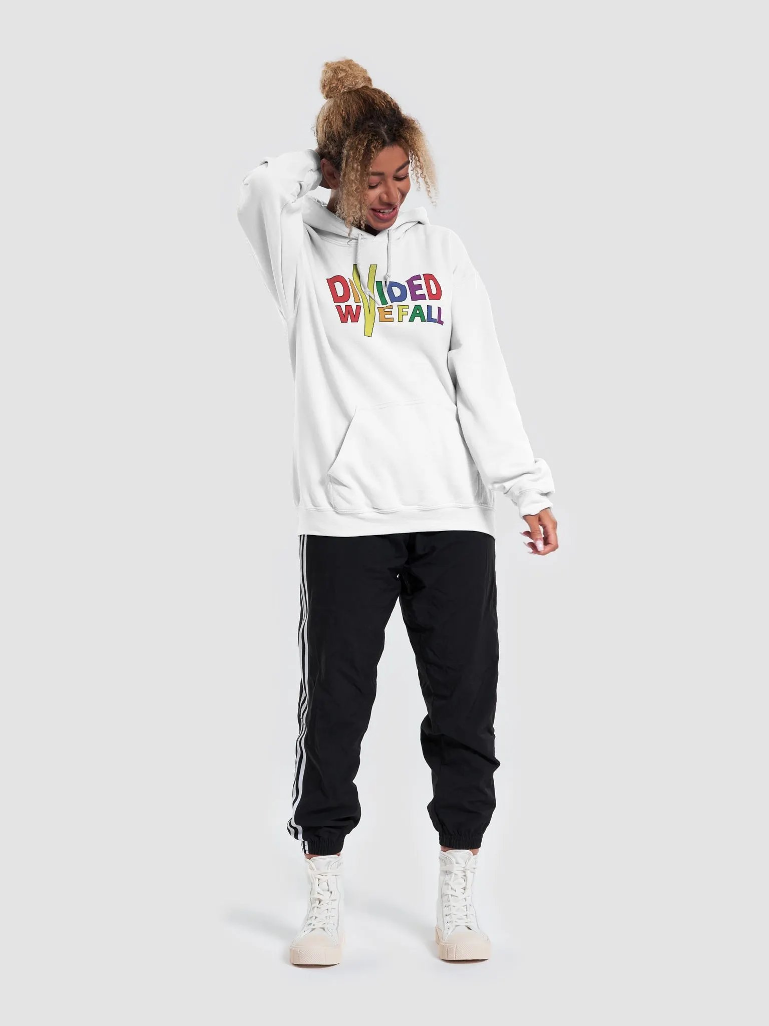 Divided We Fall - Colour - Gildan Classic Hoodie product image (4)
