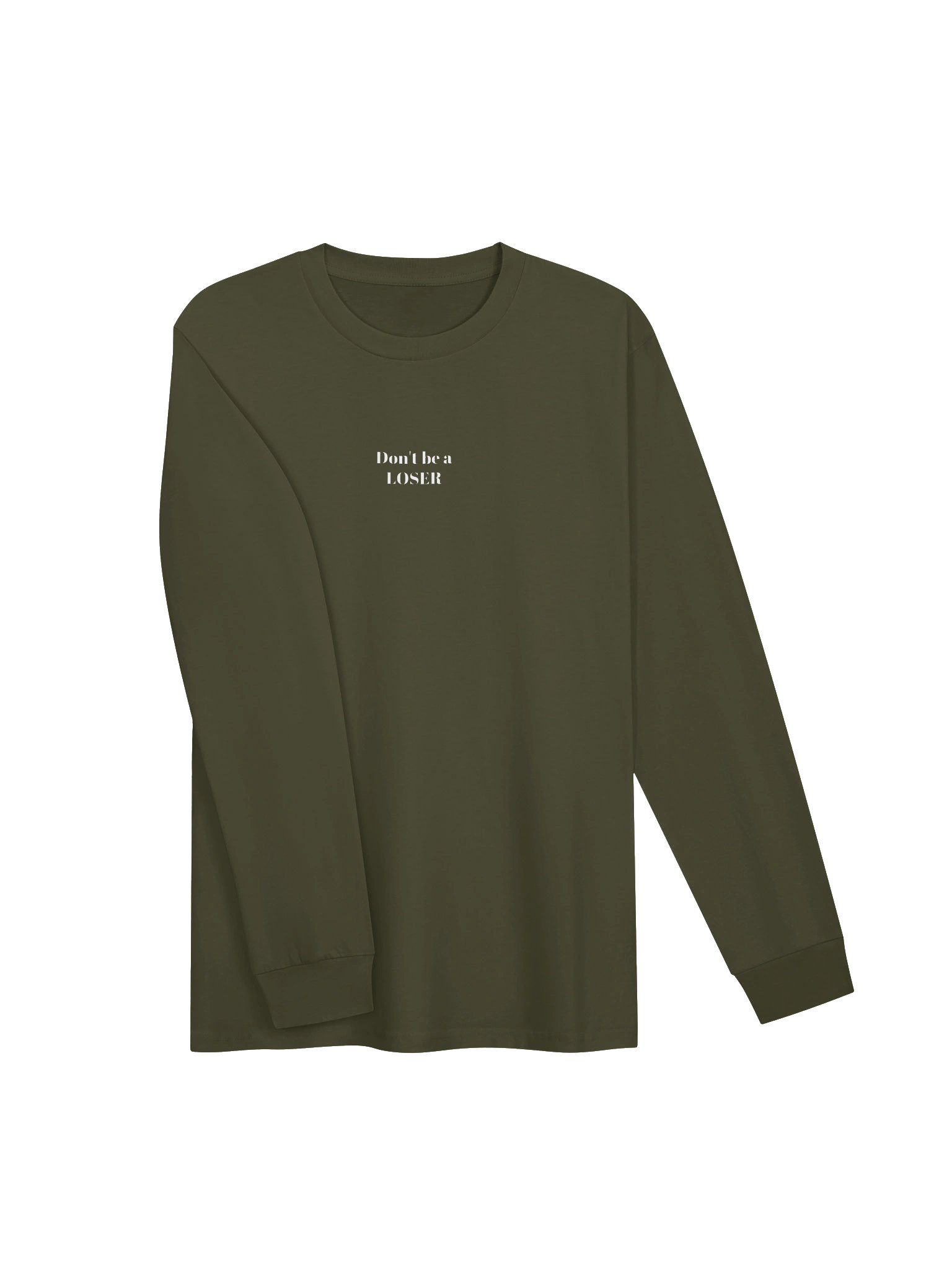 Unisex cotton Long sleeve (army green) product image (3)