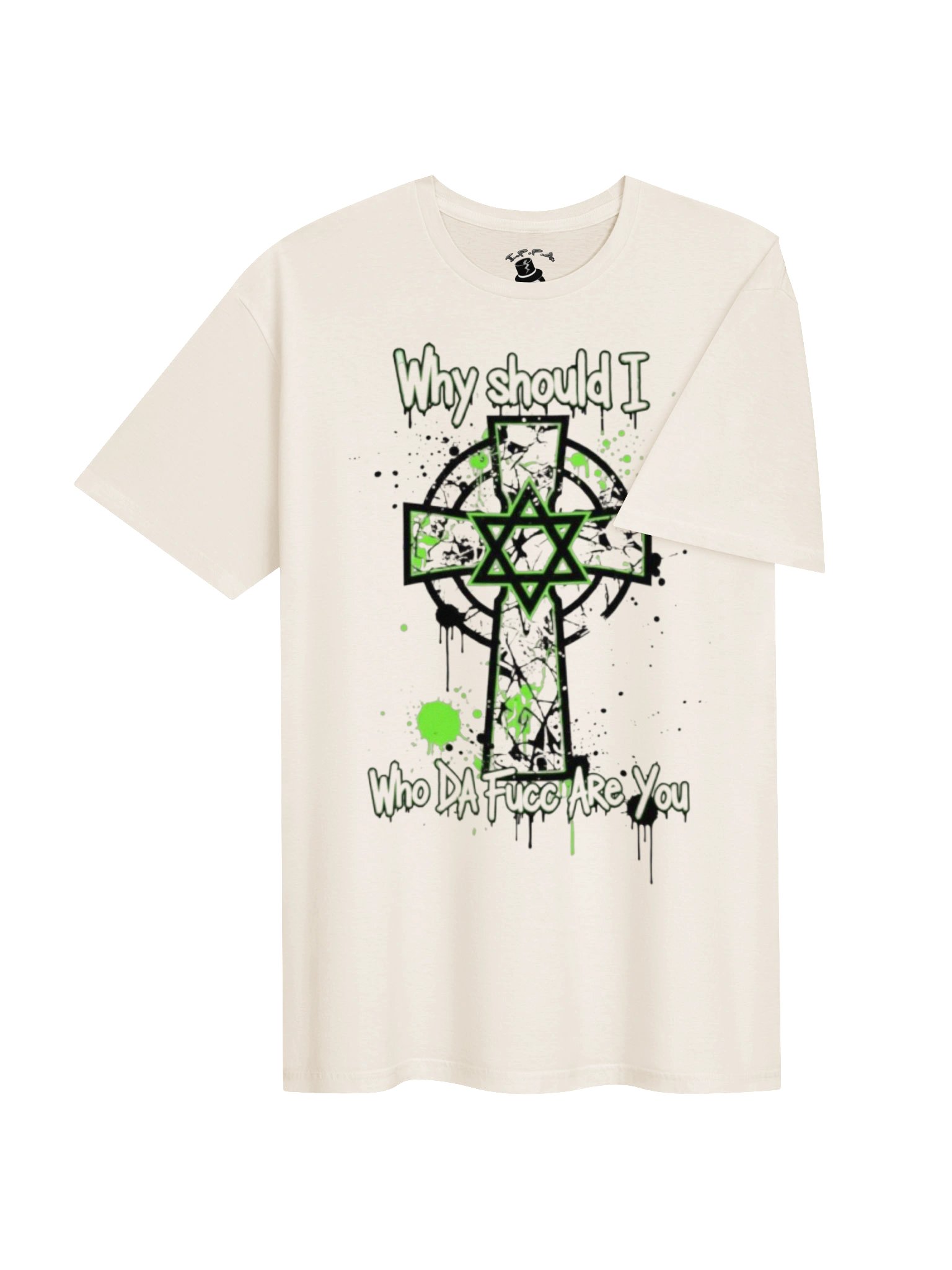 Why Should I. Who Da Fucc Are You. | Graffiti Relax Fit Tee product image (4)