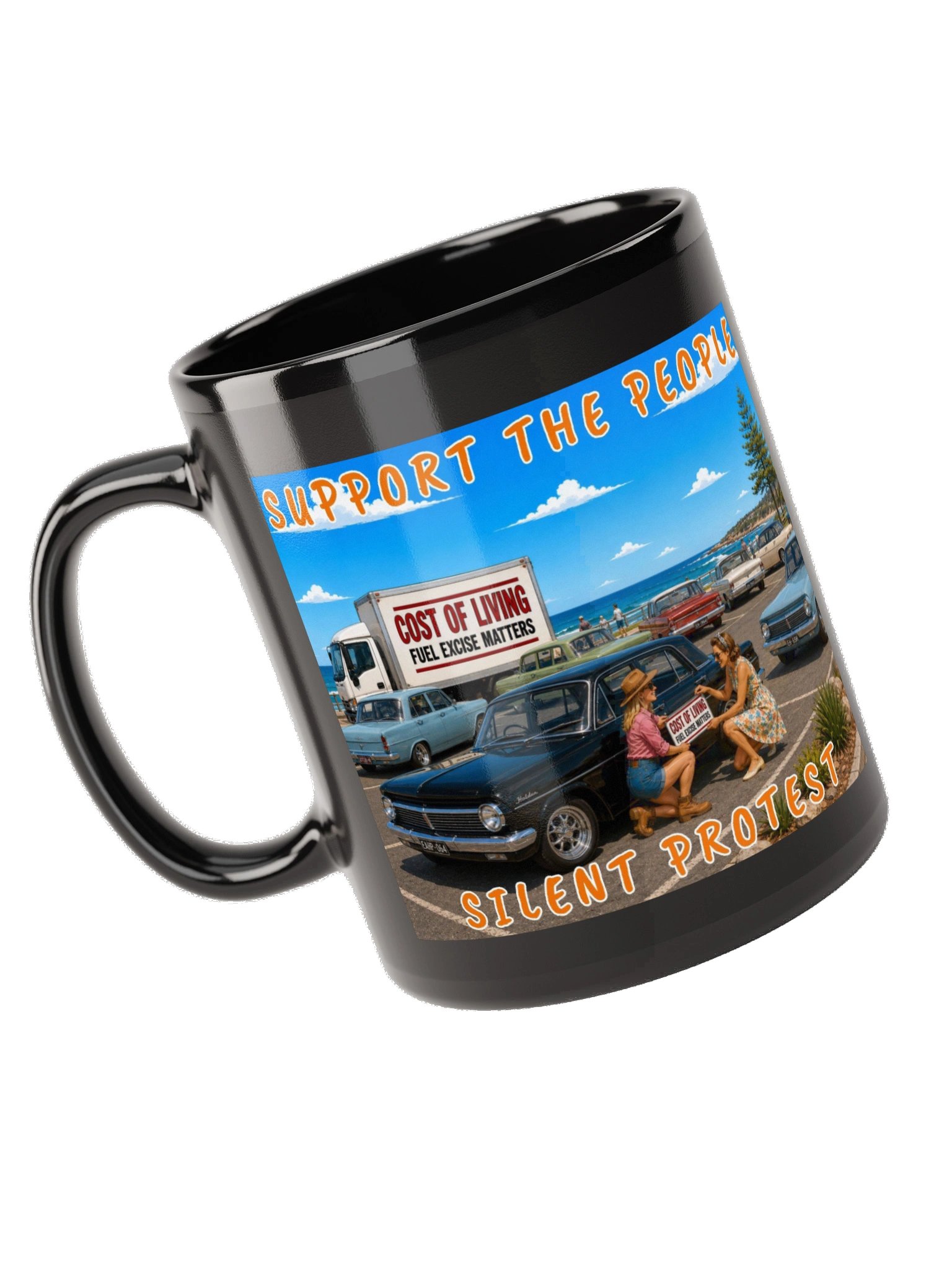 Silent Protest - Support The People Mug product image (5)