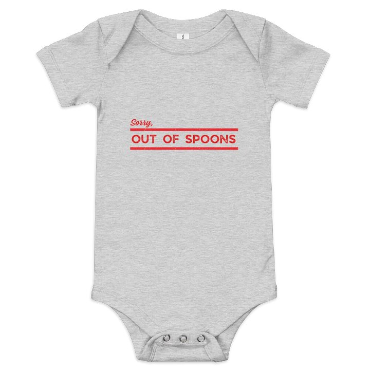 Out of S[poons] Baby Onesie product image (1)