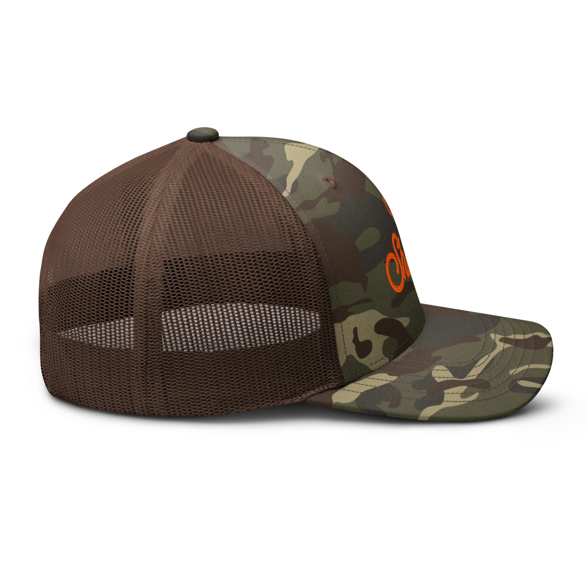 WELL SHEEYIT Camo Trucker Hat product image (5)