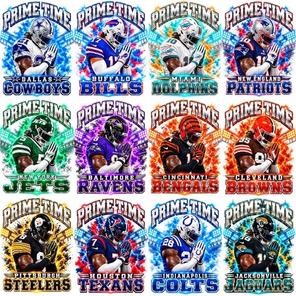 Pro Football Designs for Dark & Light Shirts product image (5)