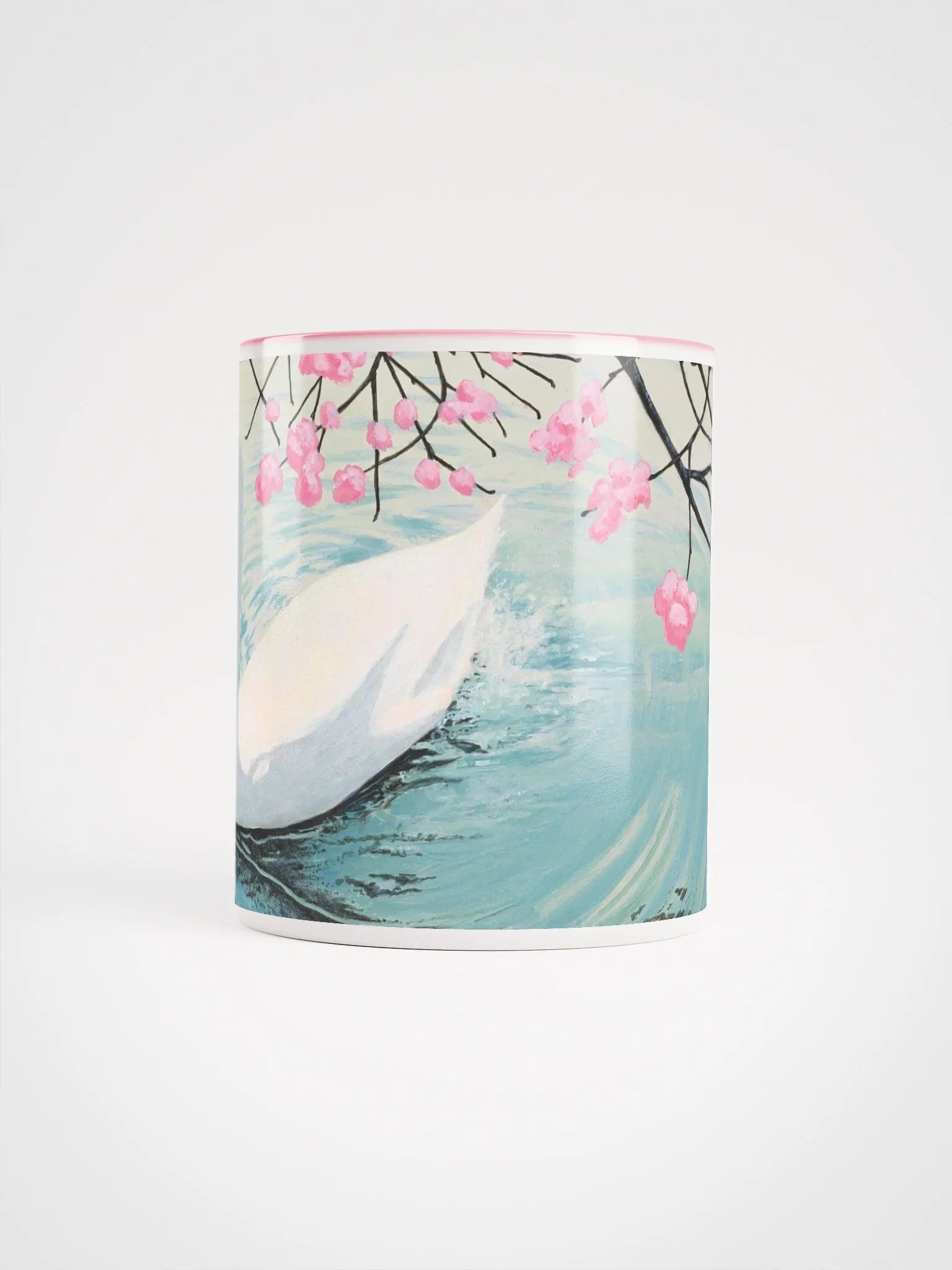 Tranquil Swan Lake Ceramic Mug product image (5)