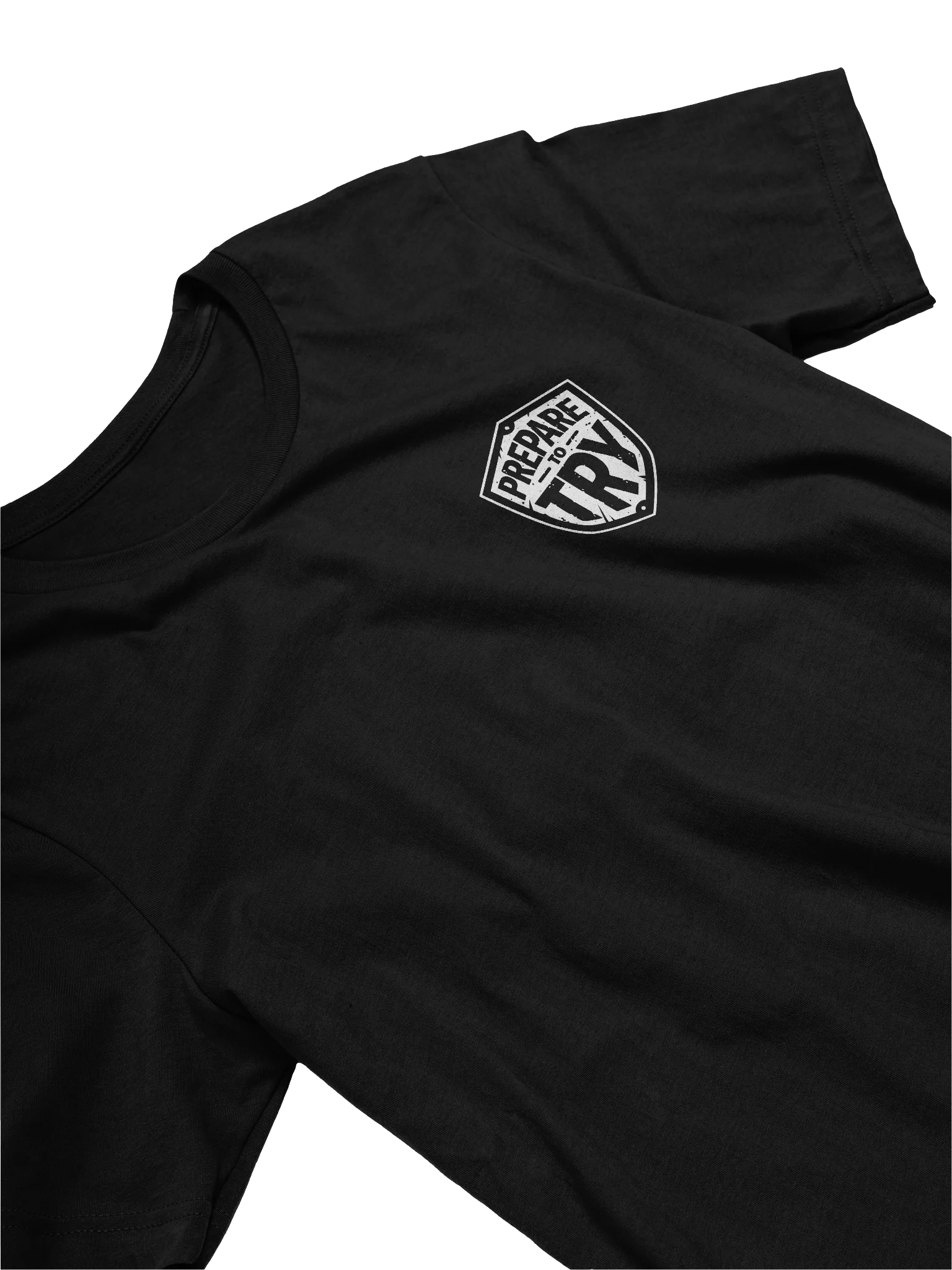 Prepare To Try T-Shirt (White Shield) product image (5)