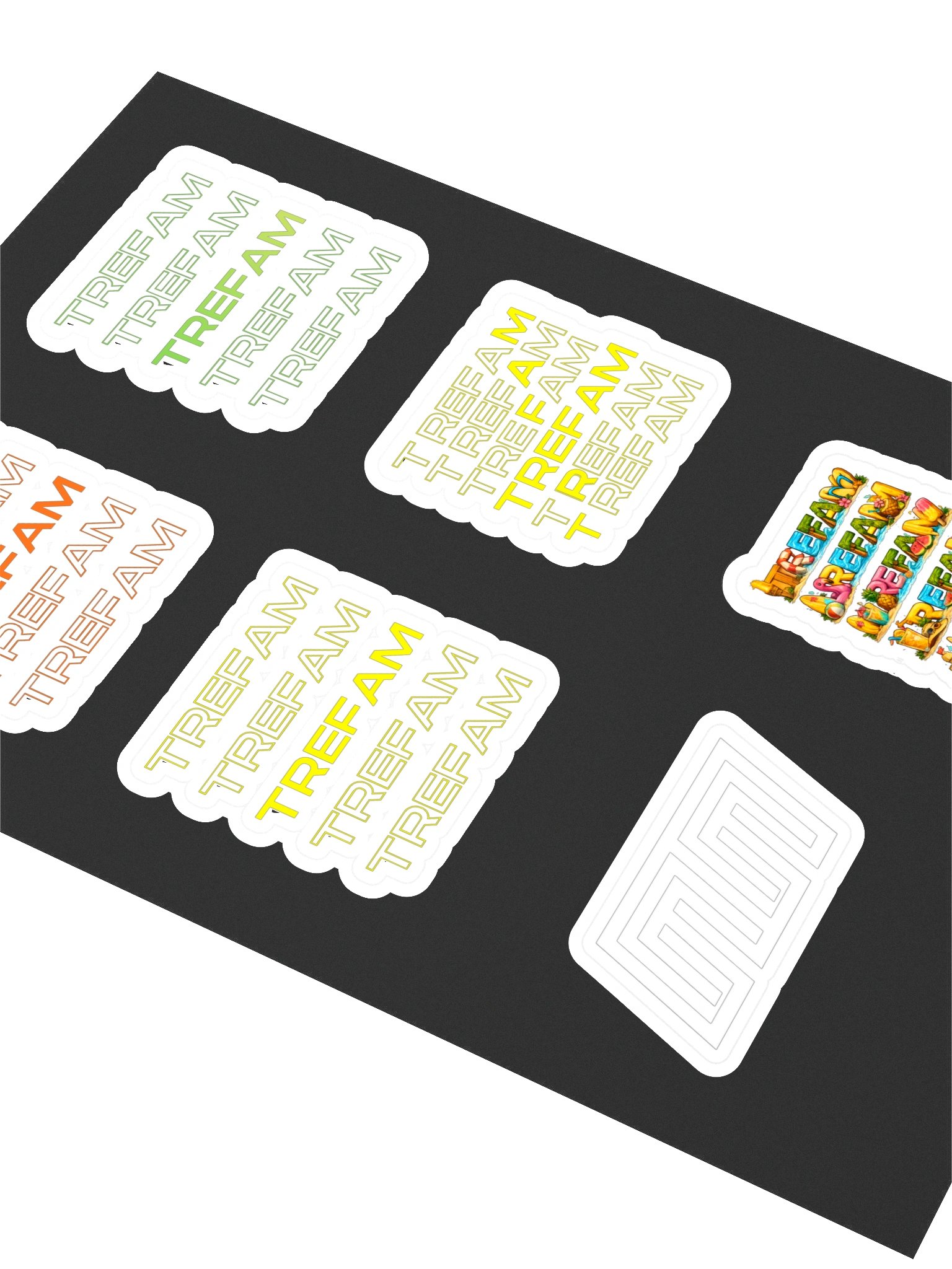 TREFAM Logo Variation Sticker Sheet product image (2)