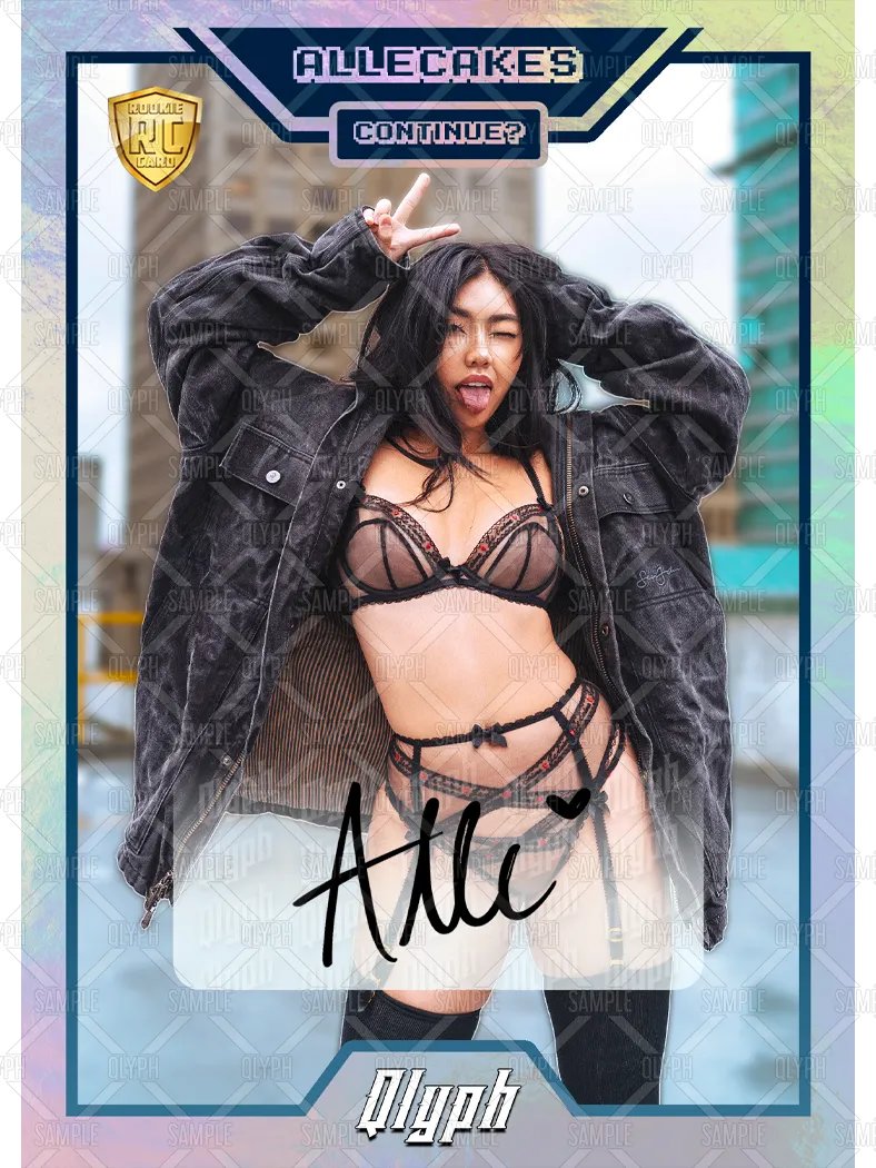 Qlyph Trading Cards S2 DROP 1: Allecakes product image (3)