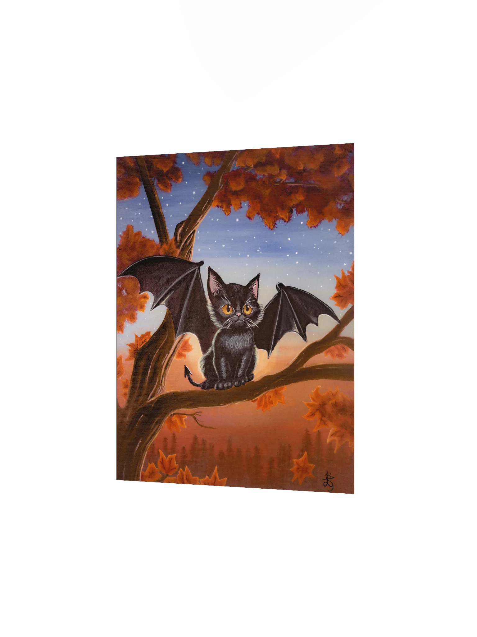 Bat Cat Original Art Print product image (2)