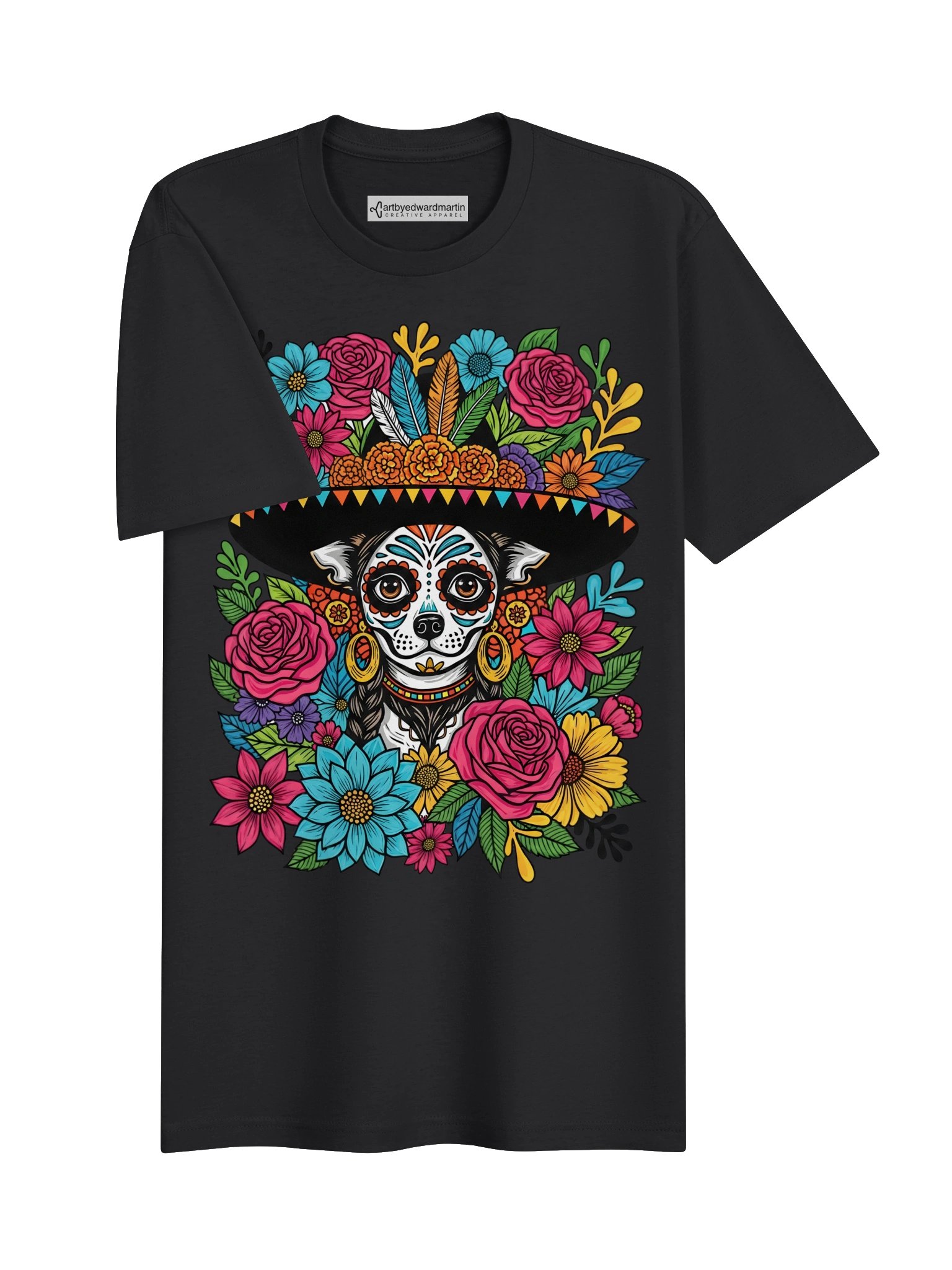 Día de los Muertos Dog Tee product image (7)
