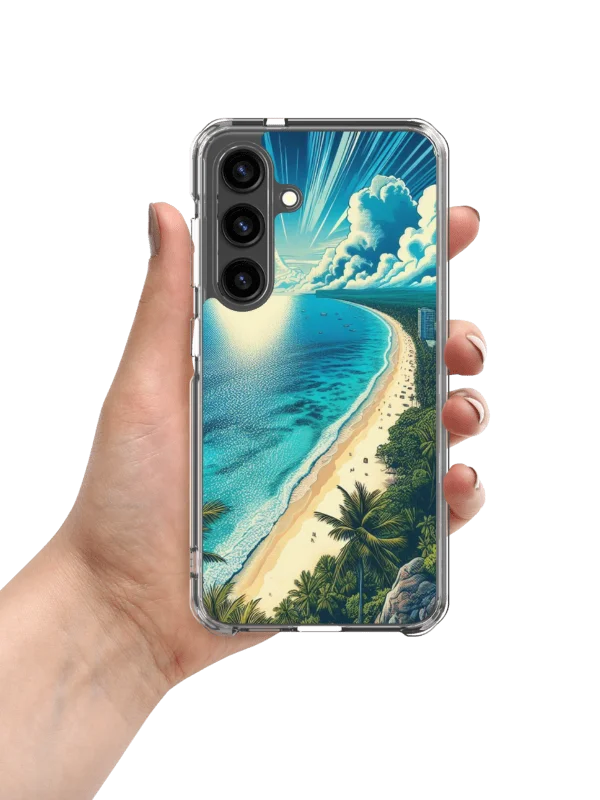 Tropical Paradise Samsung® Clear Case | AI Design product image (7)