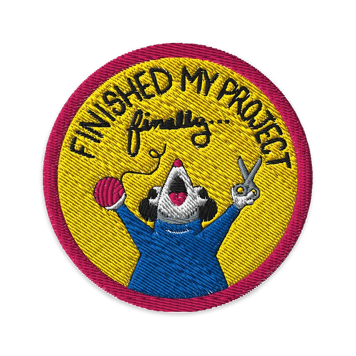 Trash Scouts GARBADGE: Finished My Project - Embroidered Badge product image (1)