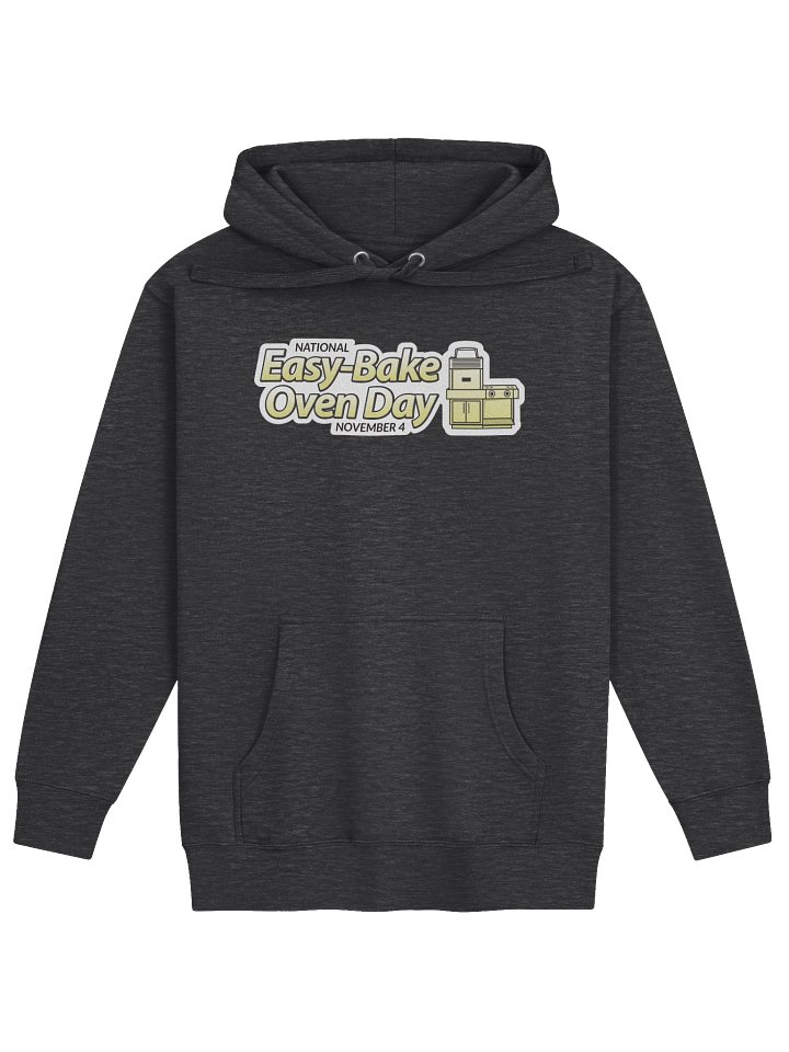 Hoodie with yellow logo product image (1)