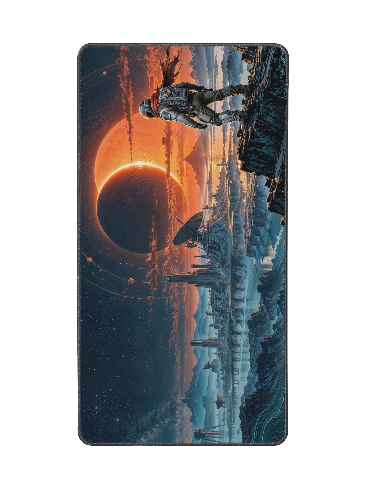 ARC Raiders Inspired Sci Fi Gaming Mouse Pad Large Desk Mat product image (2)
