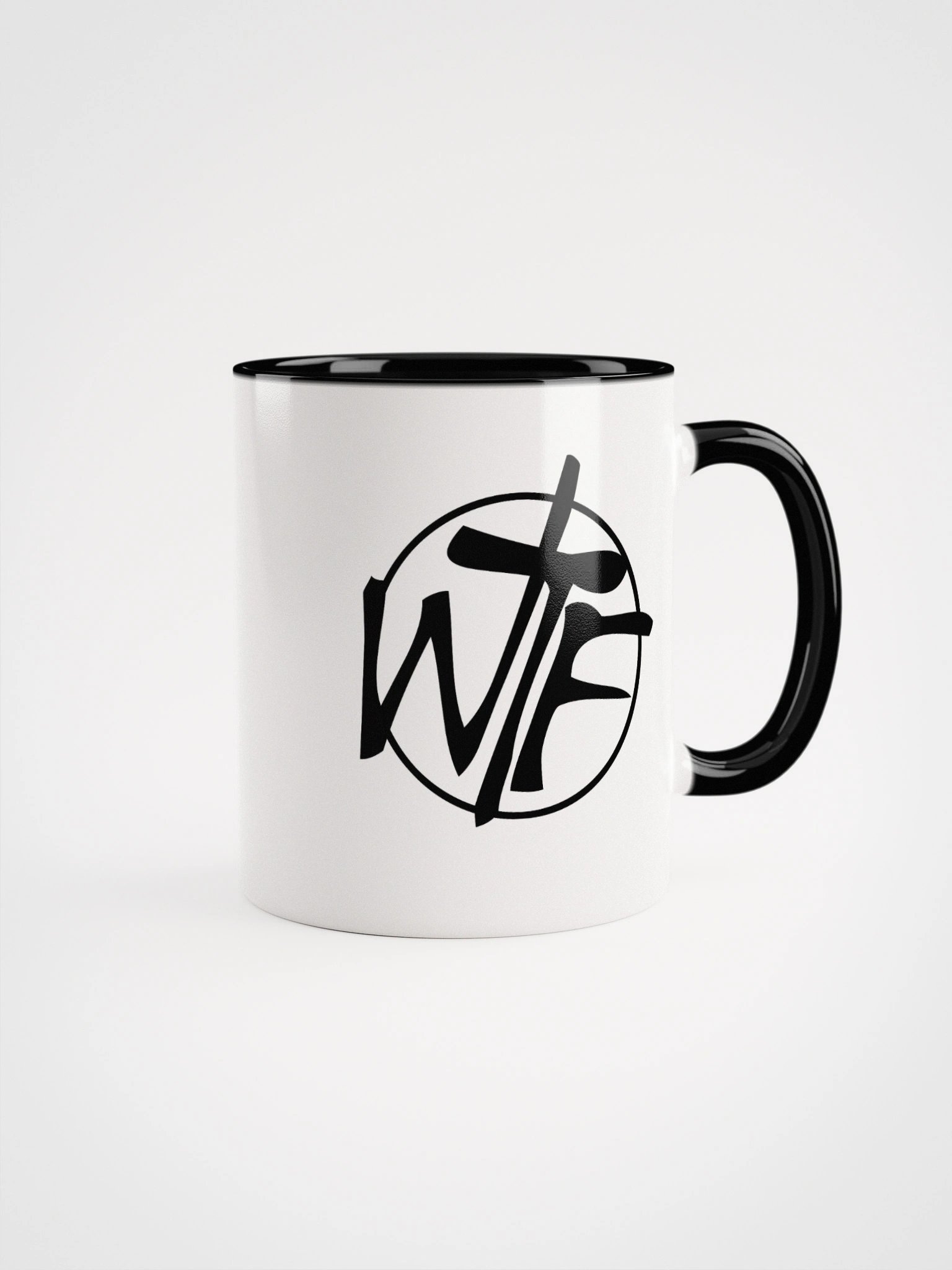 WTF Studio Mug (black on white) product image (1)