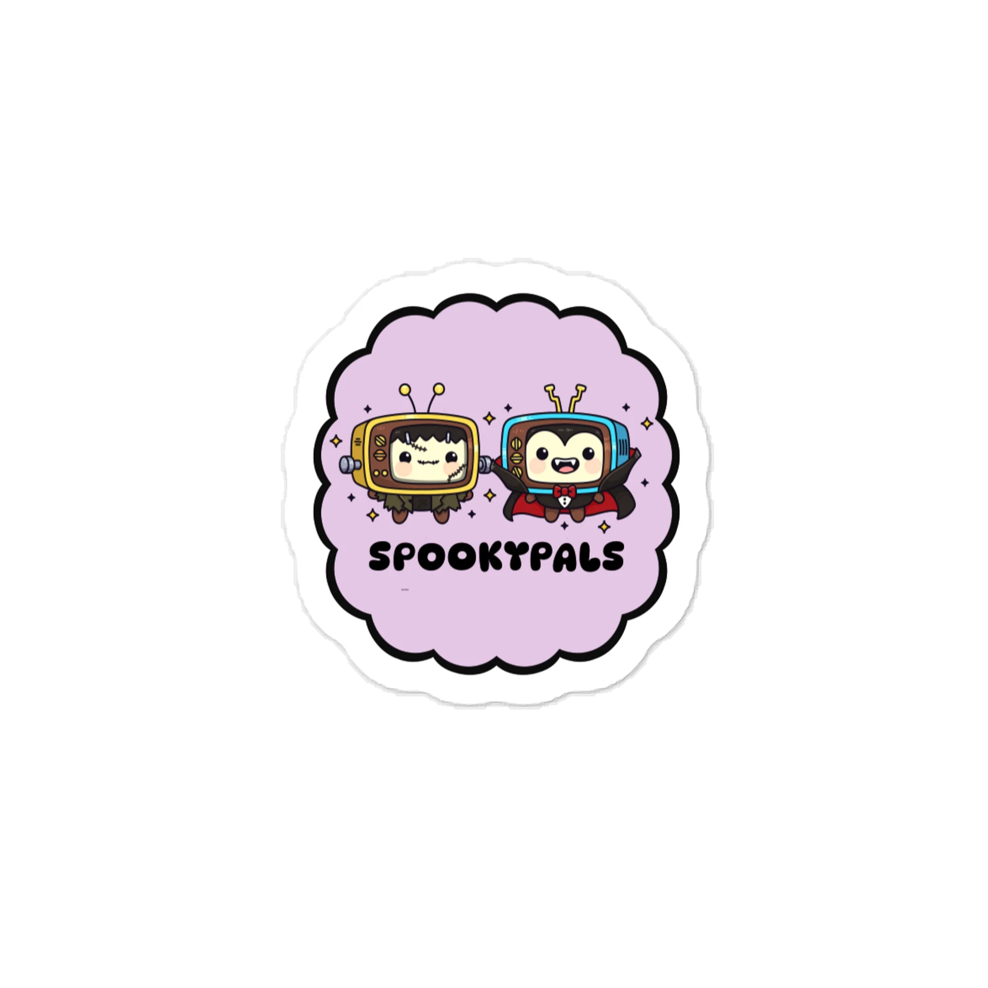 Frankenstein x Dracula SpookyPals Vinyl Decal product image (1)