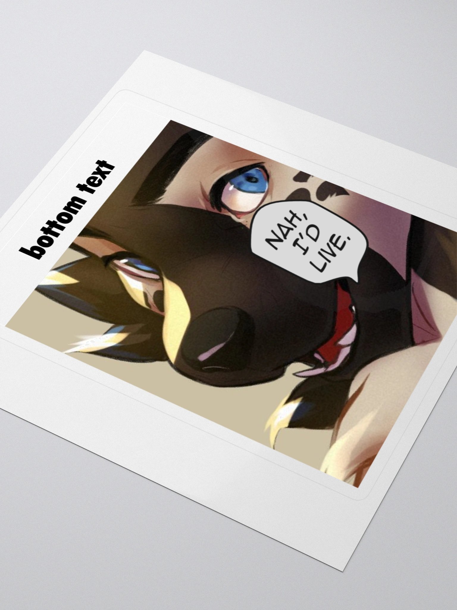 Bottom Text Sticker product image (3)