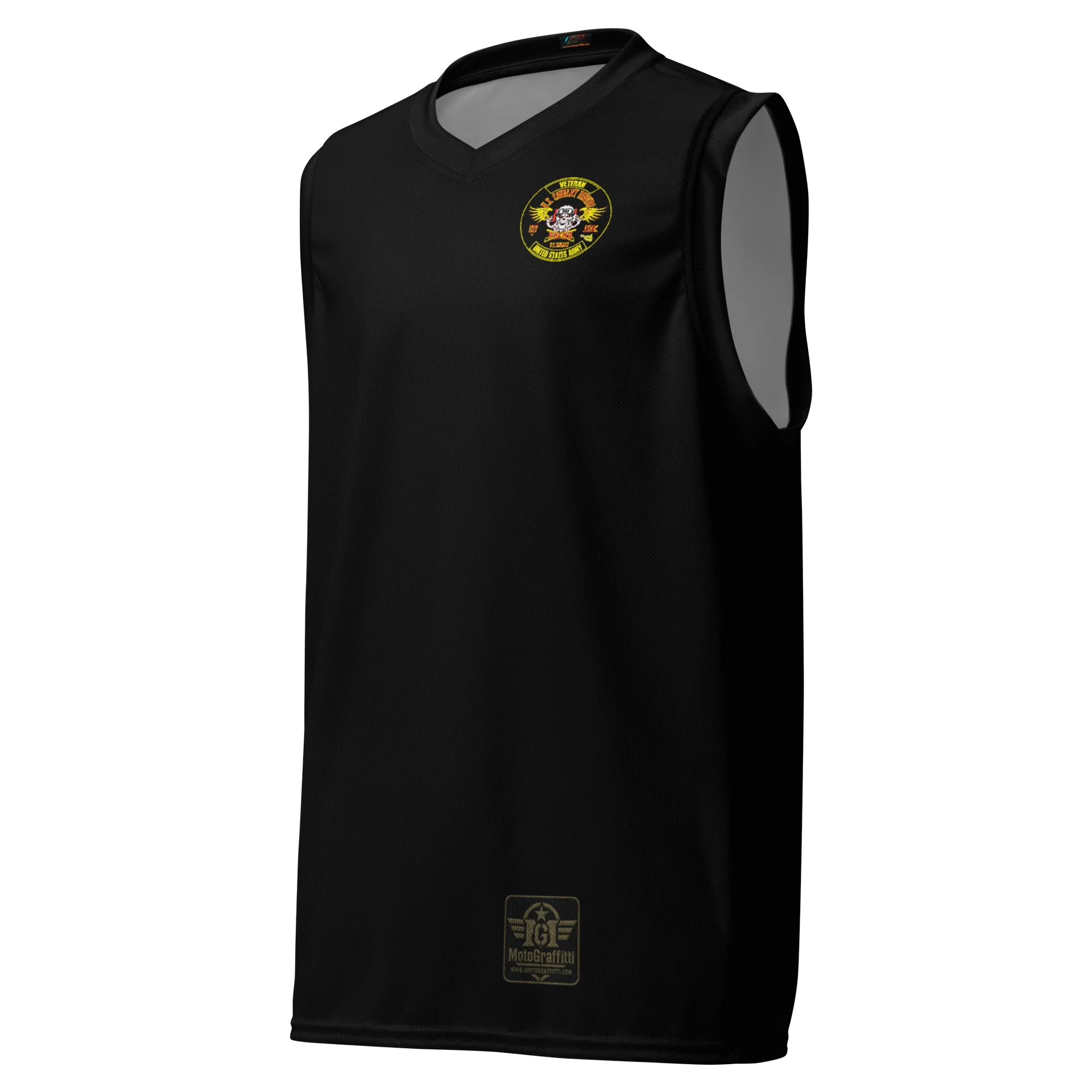 U.S. Cavalry Riders Skull Basketball Jersey product image (1)