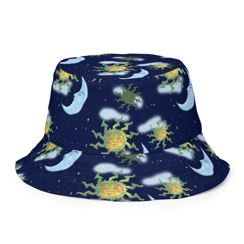 Clouds and Antique Sun Bucket Hat product image (10)
