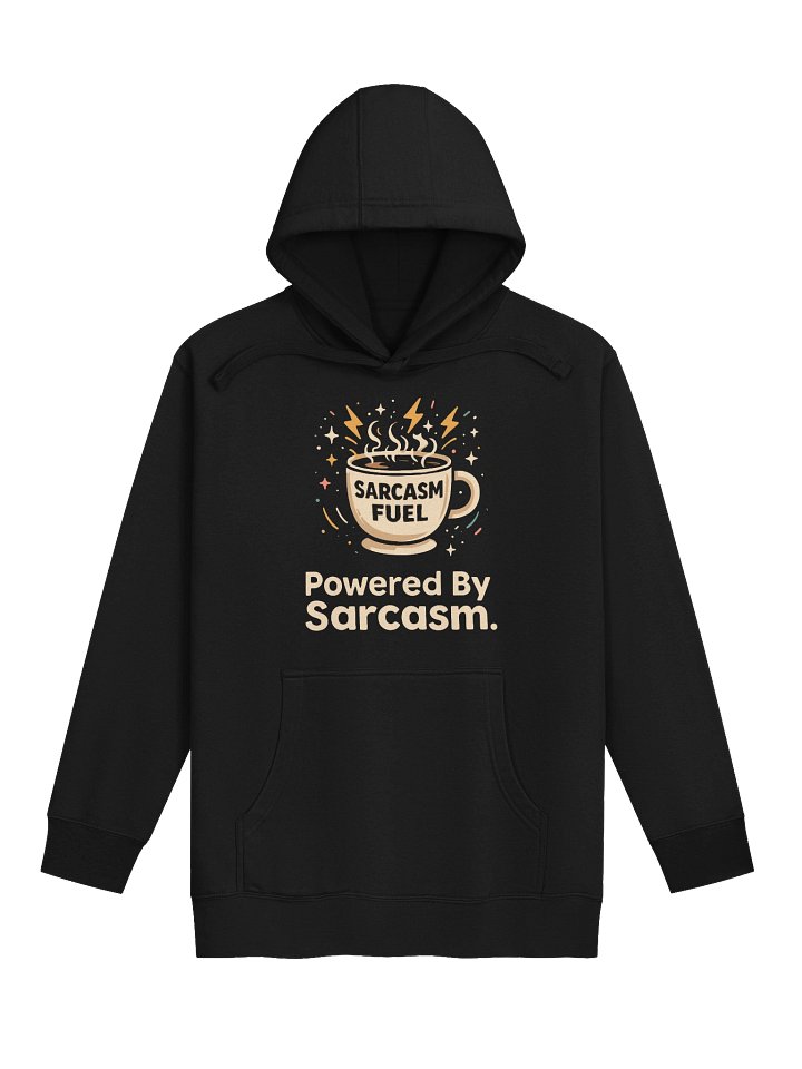 Powered By Sarcasm Unisex Hoodie product image (1)