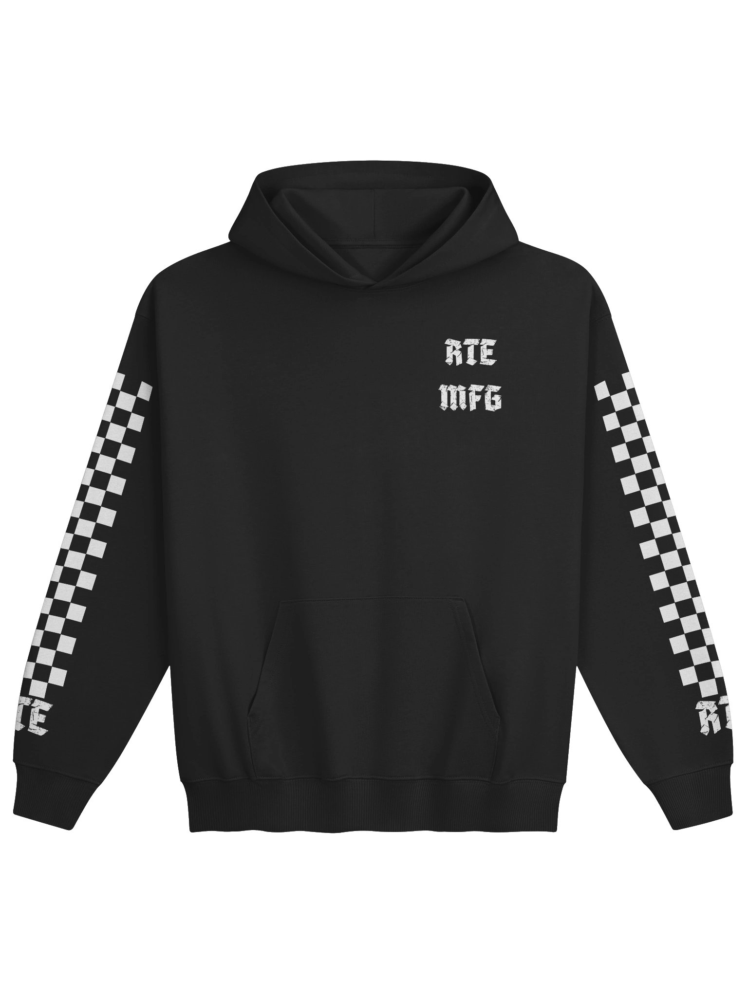 RTE MFG CHECKERED HOODIE product image (2)