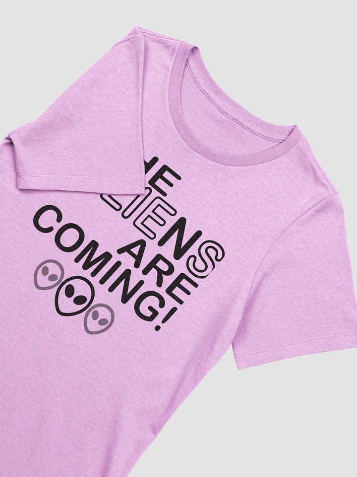 The Aliens Are Coming! - Black - Bella+Canvas Women's Supersoft Relaxed-fit T-Shirt product image (1)