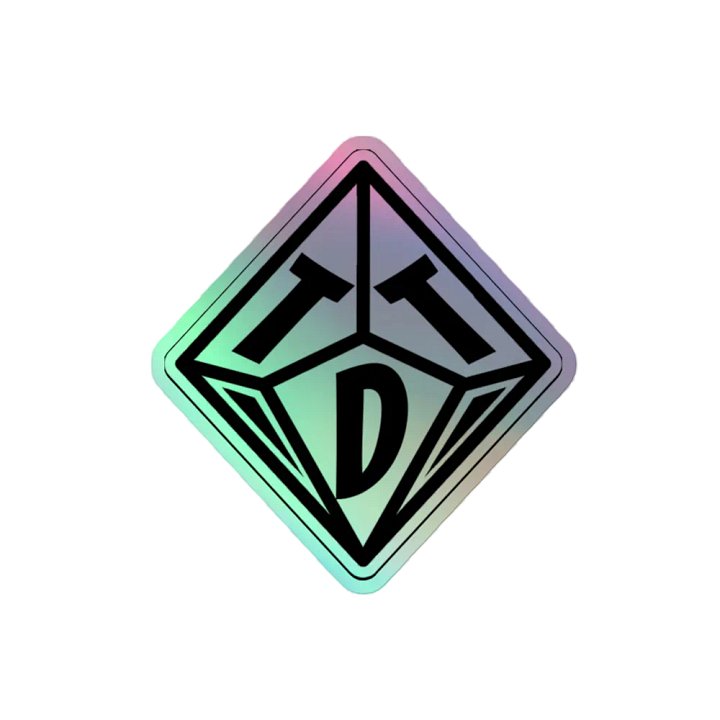 Tabletop Dorks Logo HoloSticker product image (2)