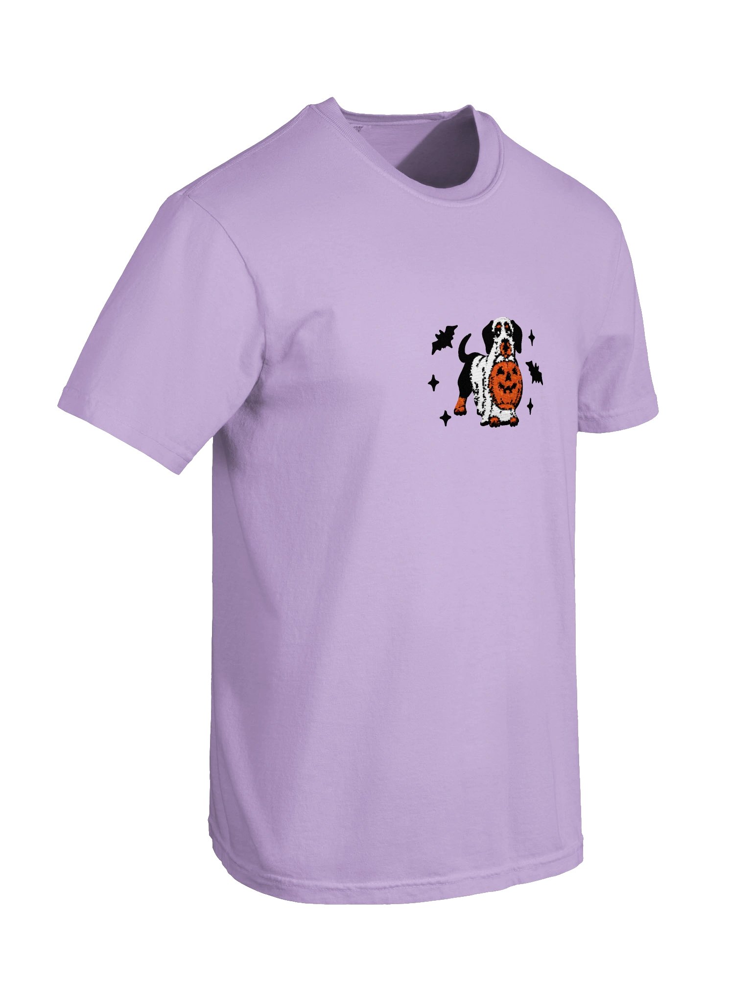 Halloween Dachshund(Black & Tan) Embroidered T-Shirt product image (46)