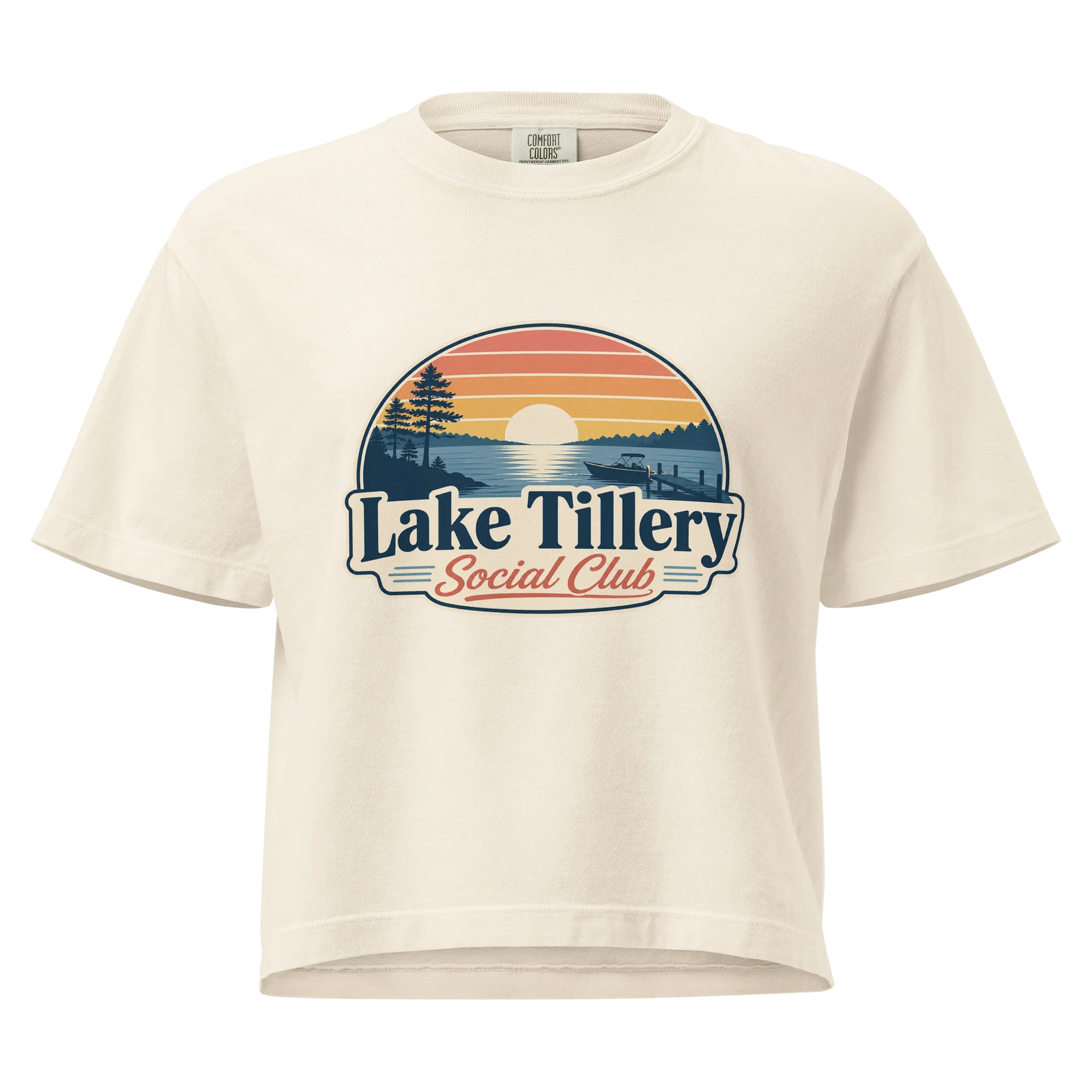 Lake Tillery Social Club Comfort Colors Boxy Tee product image (3)
