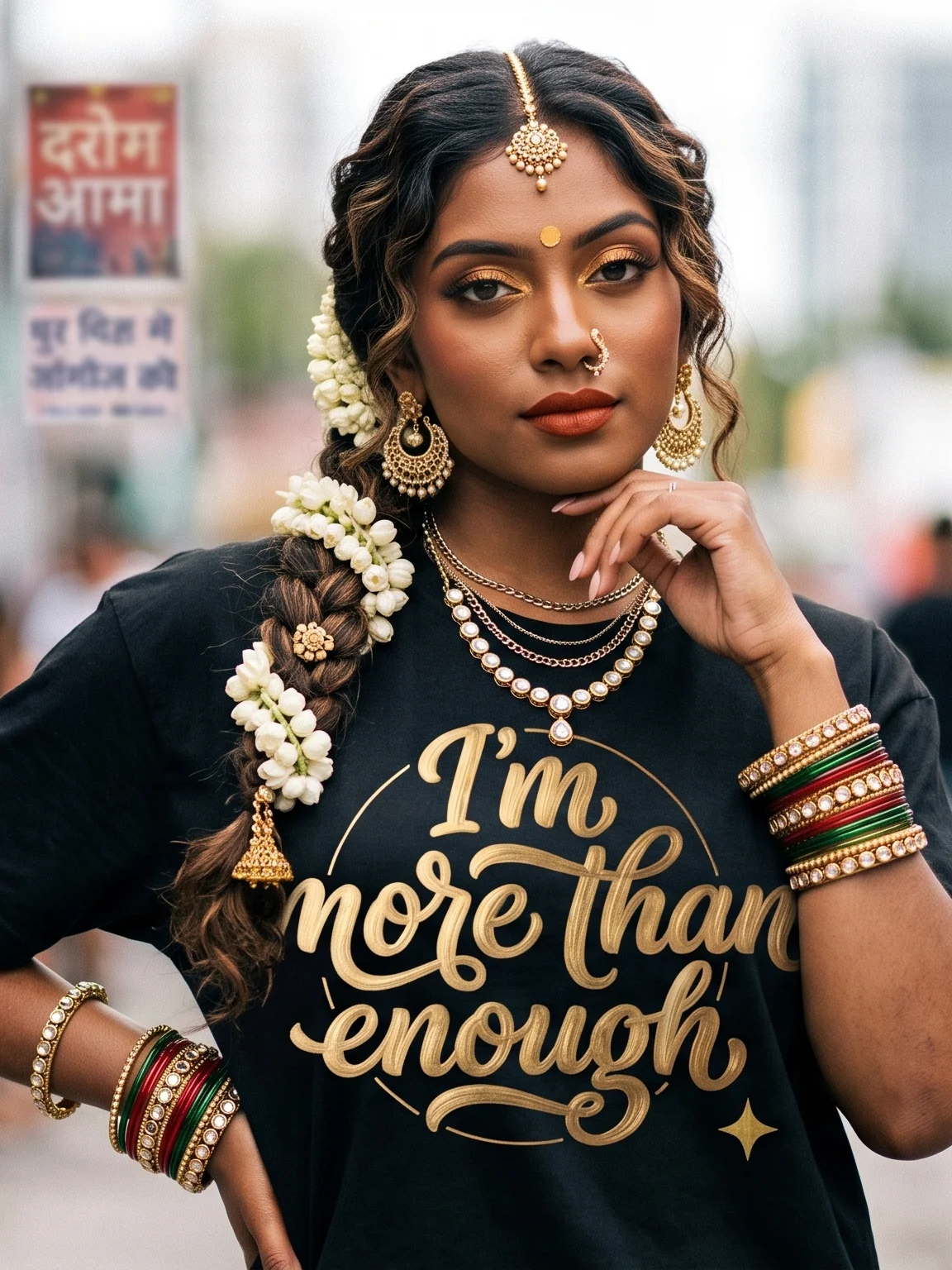 I'm More Than Enough - Gold Circle Script Edition product image (1)