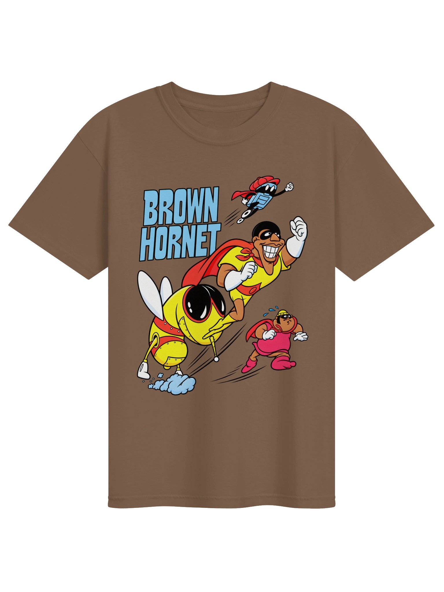 Brown Hornet Superhero Tee (teeSZN™ RESTORED) product image (6)