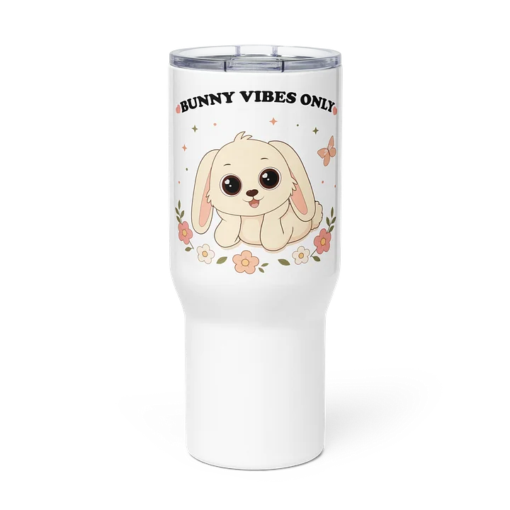 Bunny Vibes Only Travel Mug product image (1)