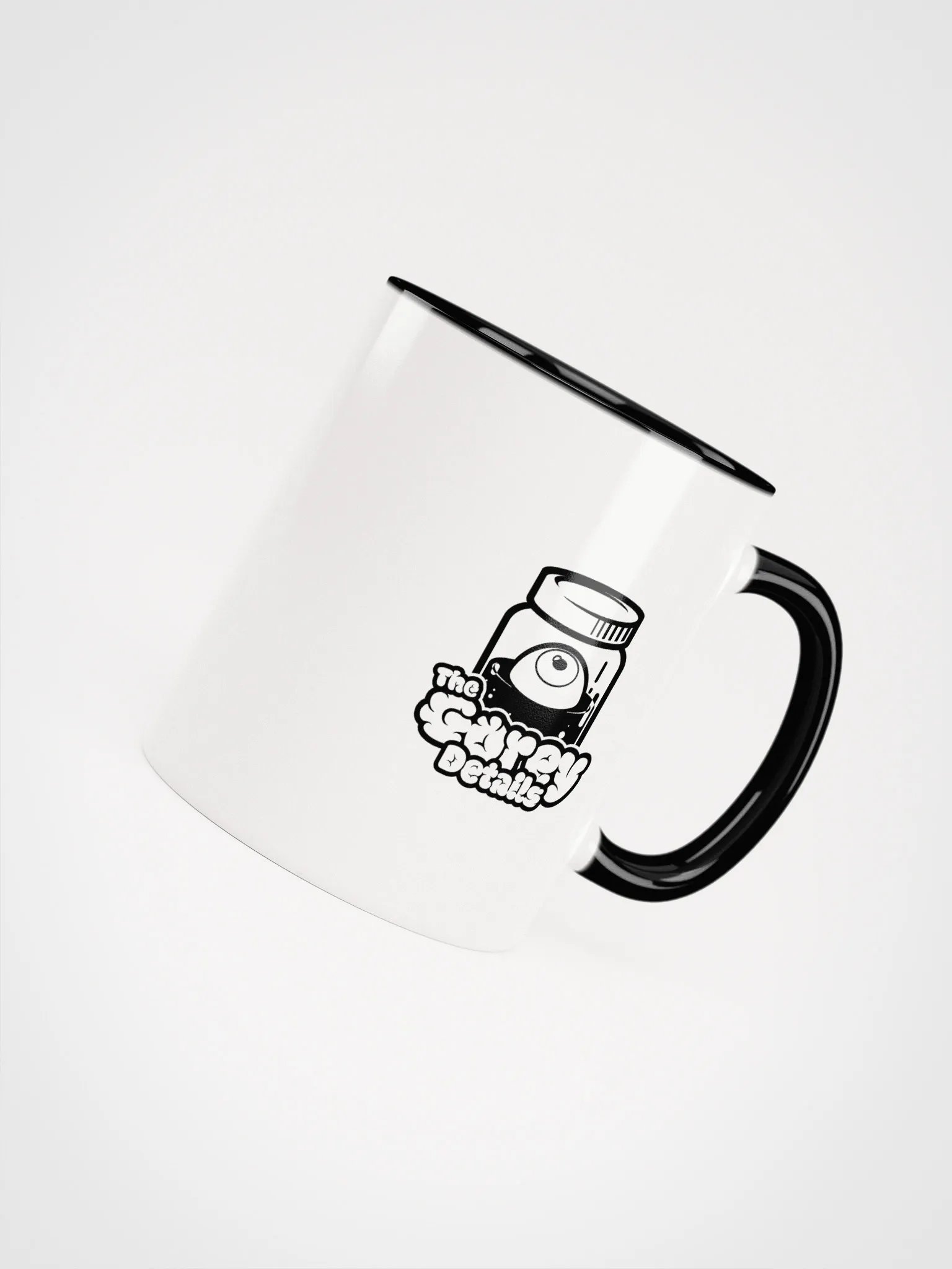 Full Logo Black - Ceramic Mug with Color Inside product image (4)